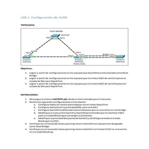 Lab 1 - Basic Spanning tree | DOCX