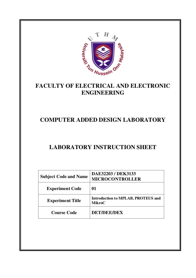lab report example electrical engineering training report cover page