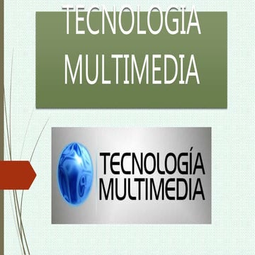 Elementos de la multimedia | PDF