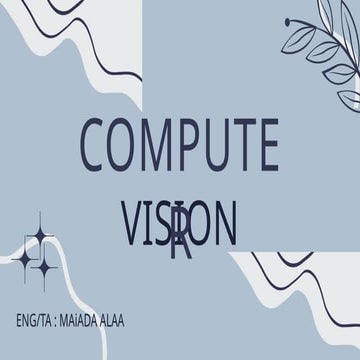Computer vision labs for improving in the subject