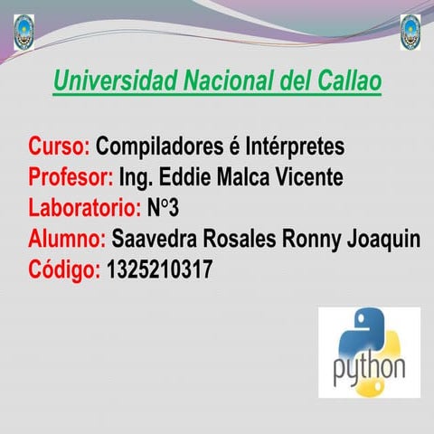 Lab 3 while for  compiladores e interpretes