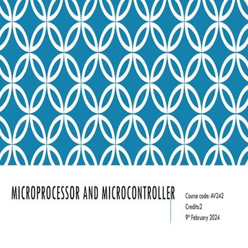 Microprocessor Basics with all the required parts included
