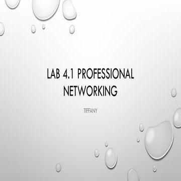 Lab 4 Basic business strategies in social media | PPTX