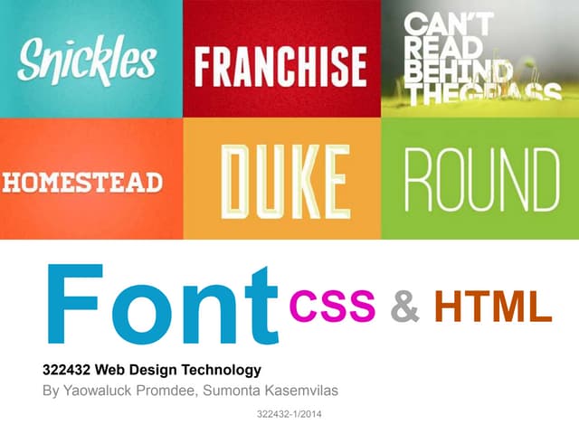 Lab#6 font css html