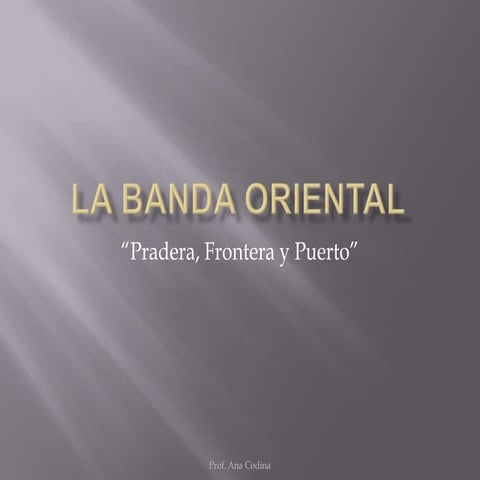 La banda oriental