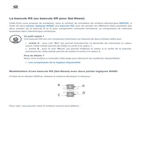 La bascule RS (ou bascule SR pour Set-Reset) - electro& robot.pdf
