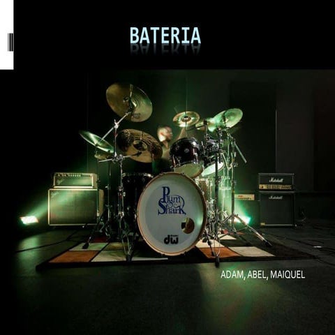 La bateria Abel,Adam i Maiquel.