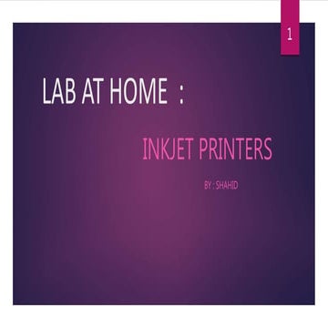 Inkjet printer | PDF