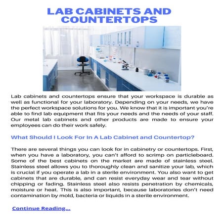 Countertops | PDF
