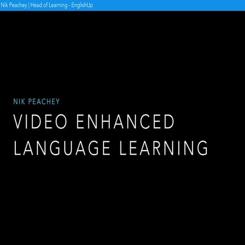 Video enhanced language learning