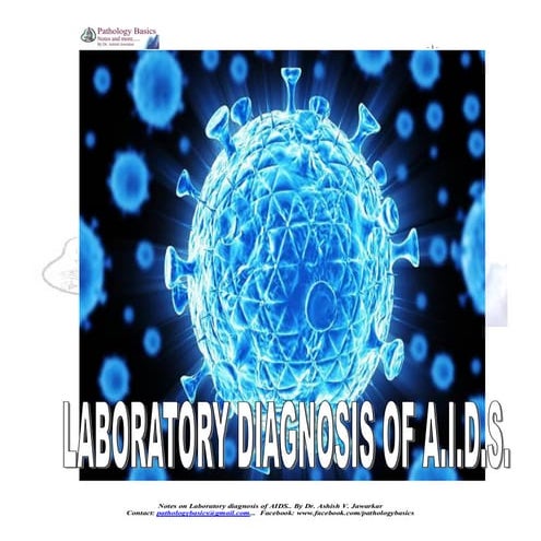 LABORATORY DIAGNOSIS OF HIV - AIDS