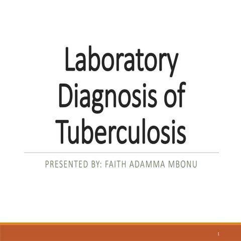laboratory diagnosis of Tuberculosis.pptx