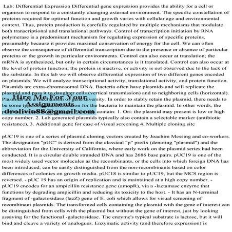  Lab Differential Expression Differential gene expression provides th.pdf