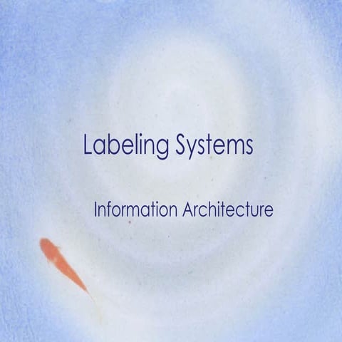 Labeling Systems