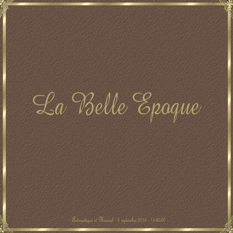 La belleepoque