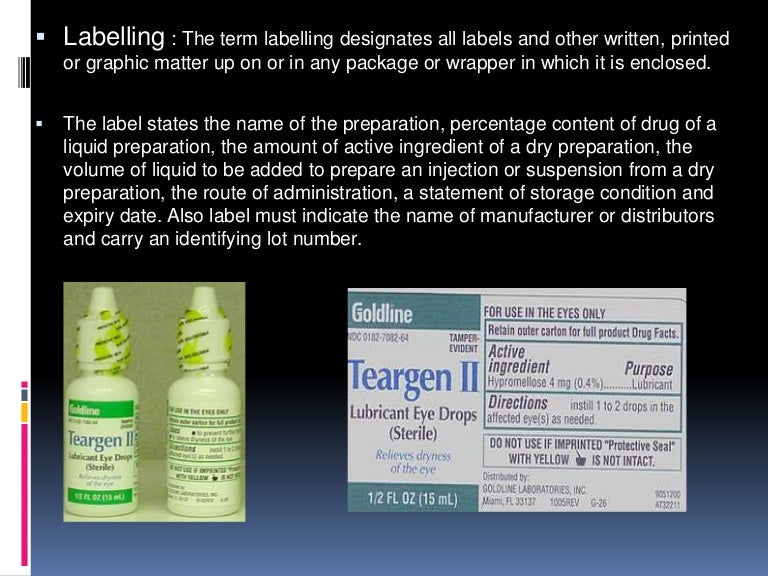 Labelling and packaging ppt