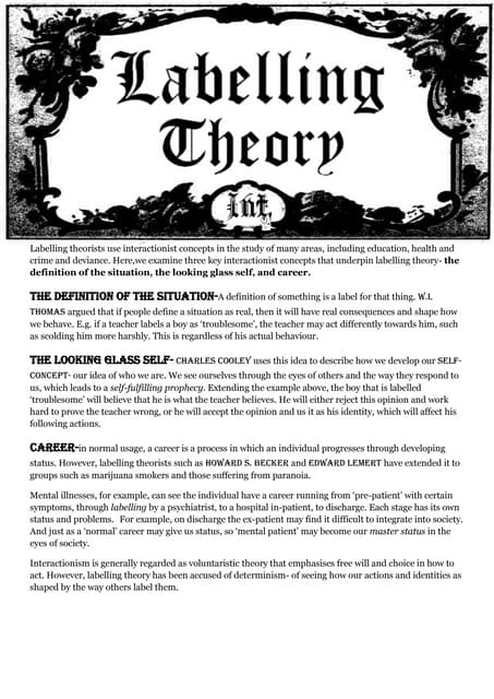 Labelling theory.pptxddddddddddddddddddd | PPT