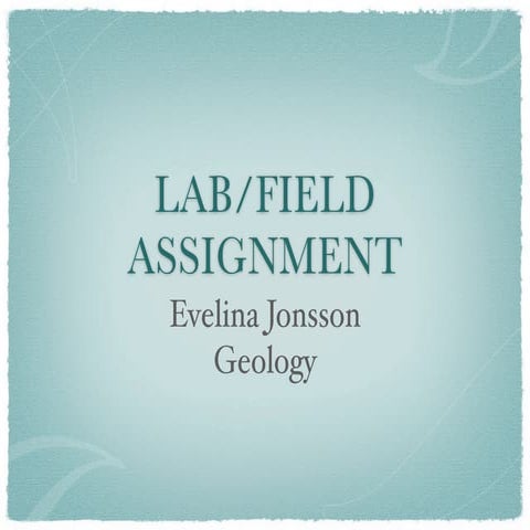 Lab fieldevelinajonsson