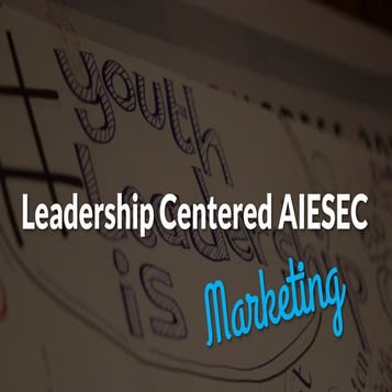 Leadership Centred AIESEC-Marketing