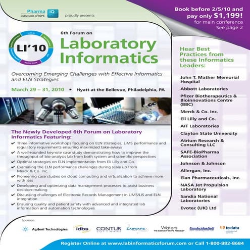 Laboratory Informatics 2010 | PDF