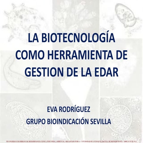 La  bioindicación como una herramienta de gestión en la ed ar  iii congreso m...