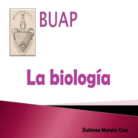 La biologia