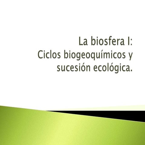 La biosfera II.