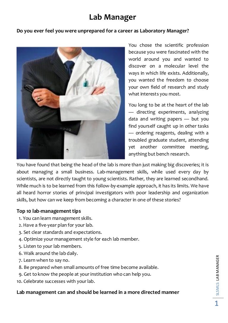 Lab Manager