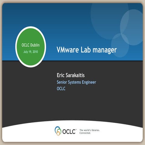 COVMUG Lab Manager Slide Deck