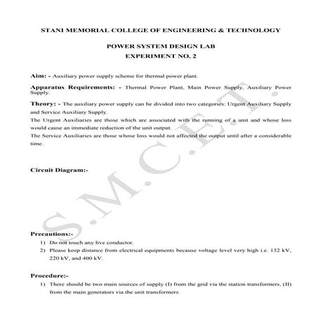 Lab manual psd v sem experiment no 2