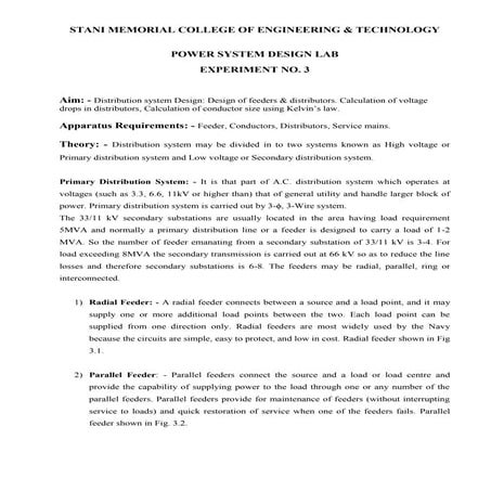 Lab manual psd v sem experiment no 3