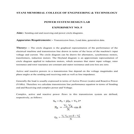 Lab manual psd v sem experiment no 5