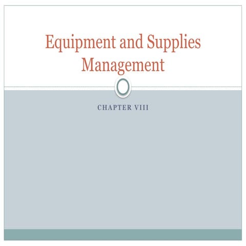 Laboratory Management - Powerpoint Presentation