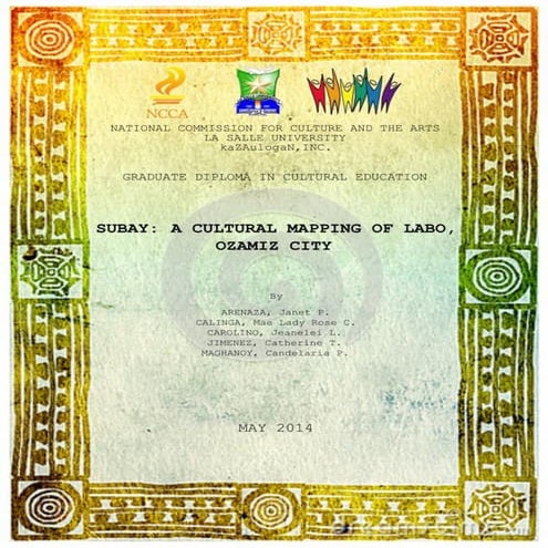 Cultural Mapping Dumaguete City | PPTX