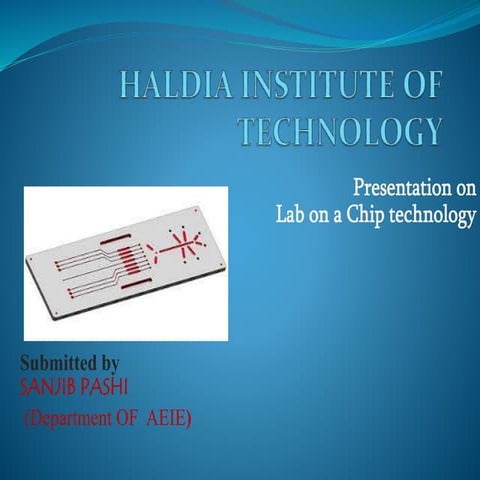 Lab on a chip 