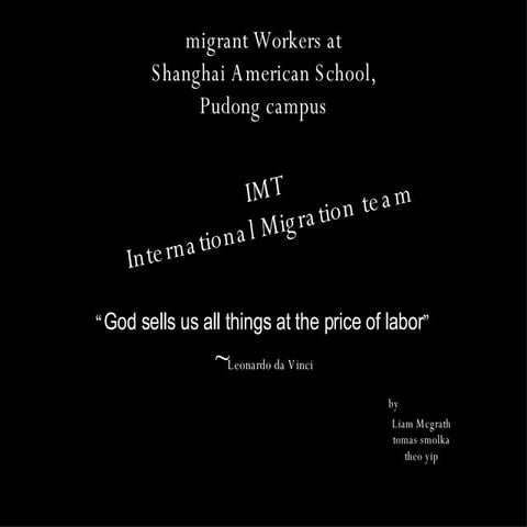 Labor Powerpoint by Liam, Theo and Tom