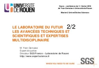 Laboratoire du futur II - les enjeux, perspectives et valeur ajoutée dans les filières polymères, produits chimiques et matériaux