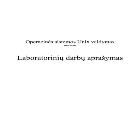 Laboratoriniu darbu aprasymas | PDF