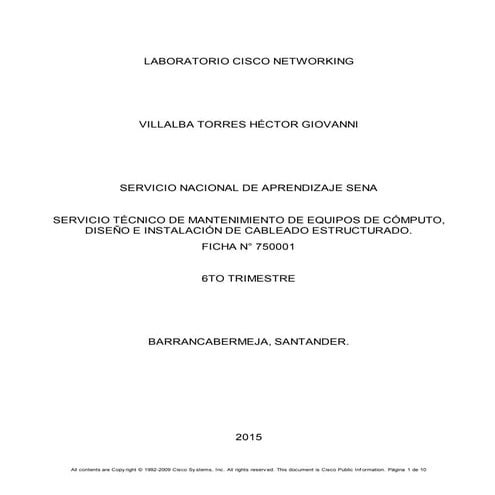 Laboratorio 02 redes