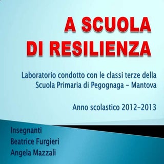 Laboratorio "A scuola di resilienza"