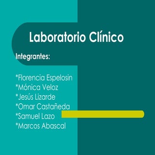 Laboratorio clinico