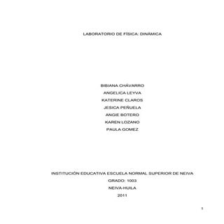 Laboratorio de física