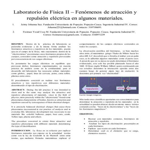 Laboratorio de física II