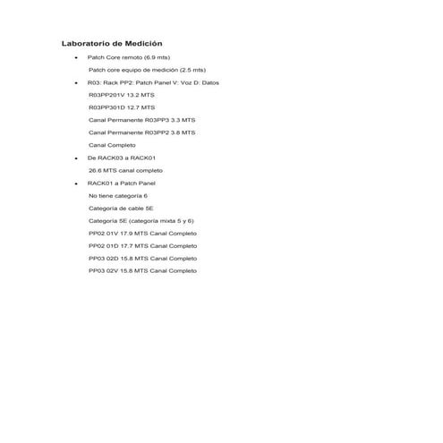 Laboratorio de medición