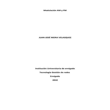 Laboratorio modulación am y fm