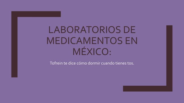 Laboratorios de medicamentos en México: Tofreit te dice cómo dormir con tos.