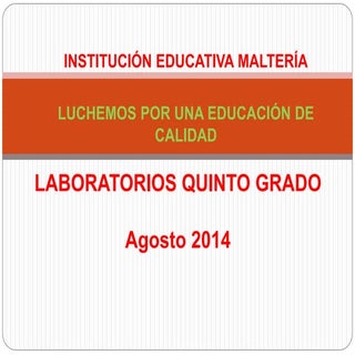 LABORATORIO DE CORAZONES GRADO QUNTO