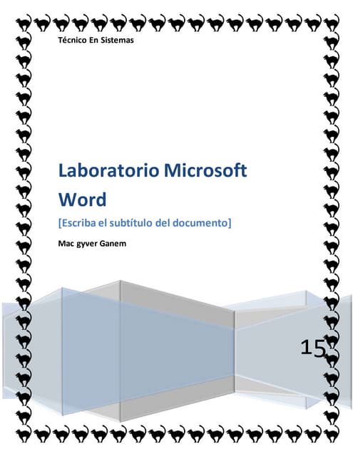 Laboratorio word mac ganem