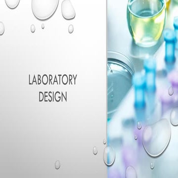 Laboratory design to improve standard laboratory | PPTX