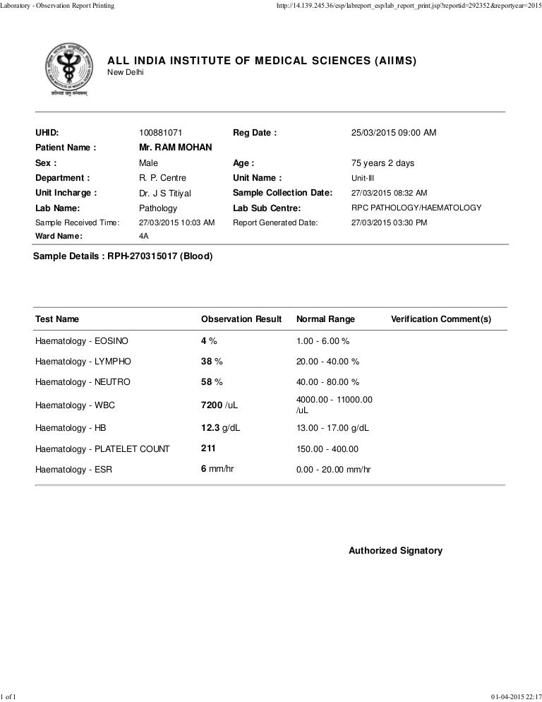 Lab Observation Sheet